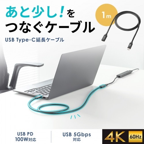 TTvC USB5Gbps Type-CP[u(PD100WE1m) KU-5GCCP100EN10