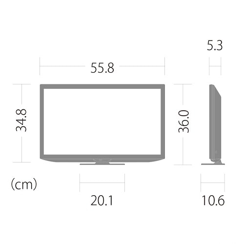 SHARP（シャープ） 24V型 液晶テレビ AQUOS（アクオス）｜2T-C24DE-B