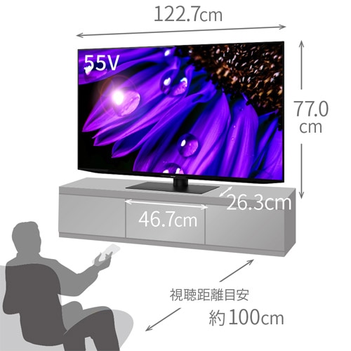 SHARP（シャープ） 55V型 BS/CS 4Kチューナー内蔵有機ELテレビ AQUOS OLED EQ1ライン （Google tv ）[通常よりお届けまでにお時間がかかる場合あり]｜4T-C55EQ1｜[通販]ケーズデンキ