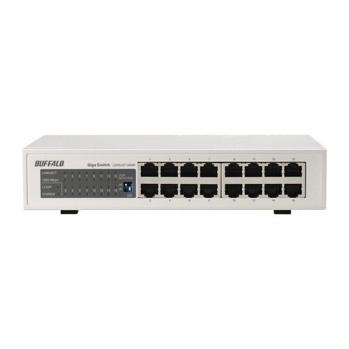 �o�b�t�@���[�iBuffalo�j&nbsp;Giga�Ή��X�C�b�`���O�n�u ����⟑�/�d���������f��&nbsp;LSW5-GT-16NSR