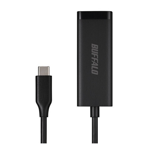 �o�b�t�@���[�iBuffalo�j&nbsp;Giga�Ή� Type-C USB 3.2 (Gen1)�p LAN�A�_�v�^�[&nbsp;LUA6-U3-CGTE-BK