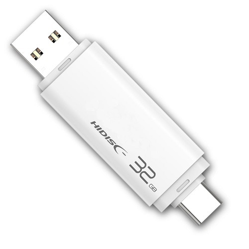 C HIDISC USB3.2 Gen2 Type-C  Type-ARlN^ HDUF134C32G3C