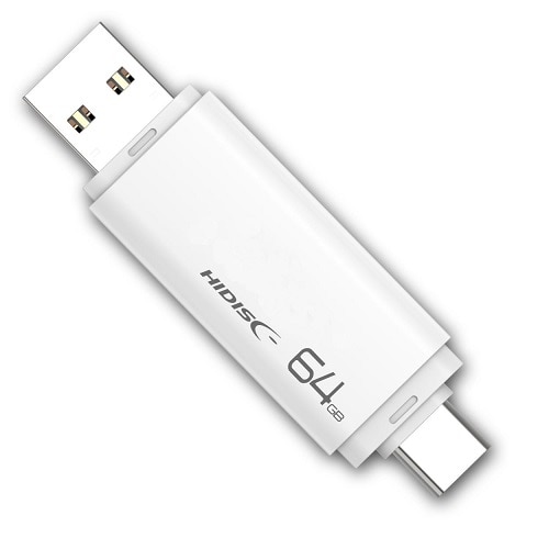 C HIDISC USB3.2 Gen2 Type-C  Type-ARlN^ HDUF134C64G3C