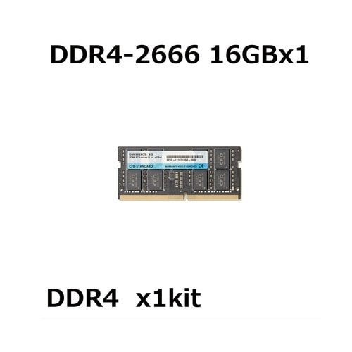 CFD̔ DDR4-2666 m[gp 1g D4N2666CS-16G