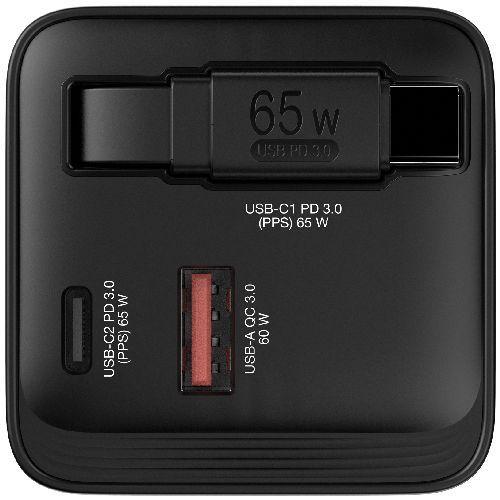 o[xC^ Verbatim GANRC65-2V1 GaN[d 65W USB-C|[g×2 USB-A|[g×1 [P[ut GANRC65-2V1