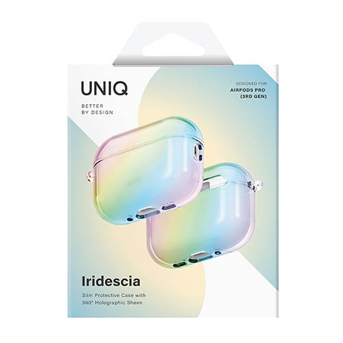 UNIQij[Nj AirPods Pro 3pP[X@Iridescia  Holographic Case UNIQ-AIRPODSPRO3-IRDHQTZ