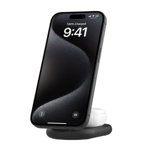BelkinixLj BOOSTCHARGE Qi2 2-in-1 ܂肽ݎCX[d WIZ028qcBK
