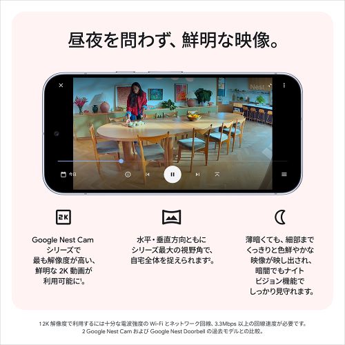 Google（グーグル） Google Nest Cam Indoor（電源アダプター式