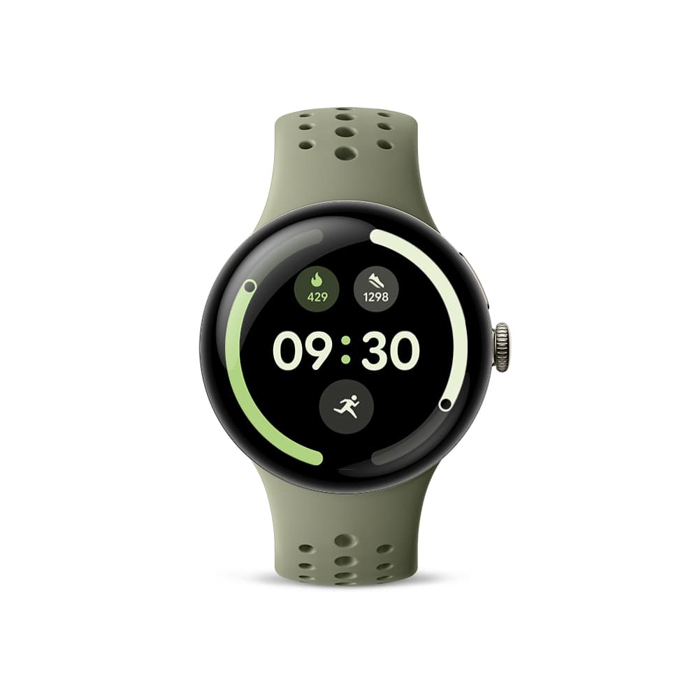Google�i�O�[�O���j&nbsp;Google Pixel Watch(41 mm)�A�N�e�B�u �X�|�[�c �o���h Olive S�T�C�Y&nbsp;GA11686-WW