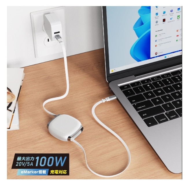 �t���[�_��&nbsp;TYPE-C�}�O�l�b�g�����������[�P�[�u��&nbsp;FUSB-CCAR101WH