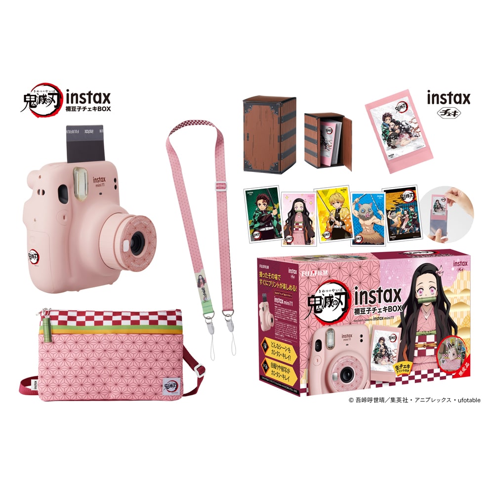 フジフイルム Instax Mini 11 鬼滅の刃 限定 Box 禰豆子チェキbox Ins Mini 11 Kimetsu Pink 通販 ケーズデンキ