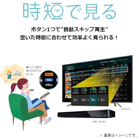 東芝 ｂｄレコーダー ２チューナー １ｔｂ Dbr W1009 通販 ケーズデンキ