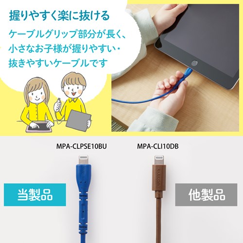 GR iPhone [dP[u USB-C CgjOP[u 1m MPA-CLPSE10BU