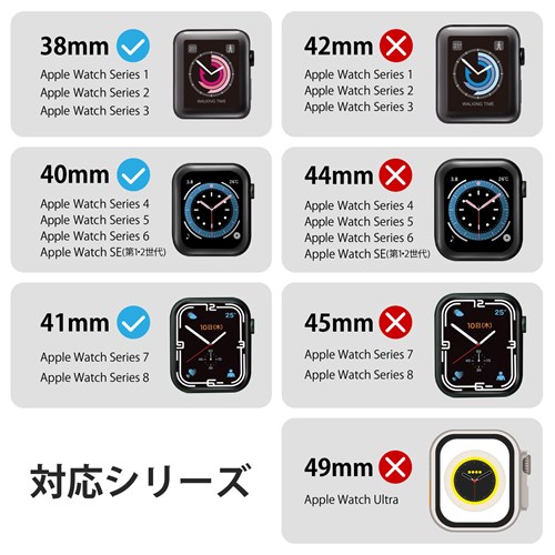 GR Apple WatchpnCubhU[oh (41/40/38mm) AW-41BDLHVBK