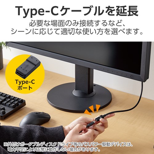 GR USB Type C P[u 0.5m PD 60W USB3.2(Gen1) USB3-ECC05BK
