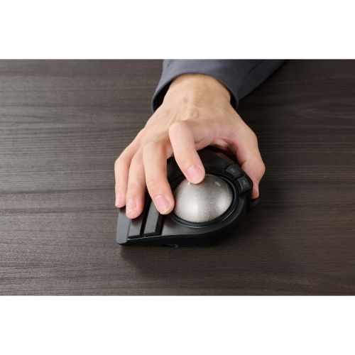 エレコム ワイヤレストラックボール HUGE PLUS 10ボタン/ベアリング｜M