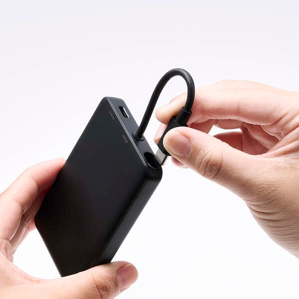 GR USB Type-C(TM)P[ũoCobe[(5000mAh/12W) DE-C62-5000BK