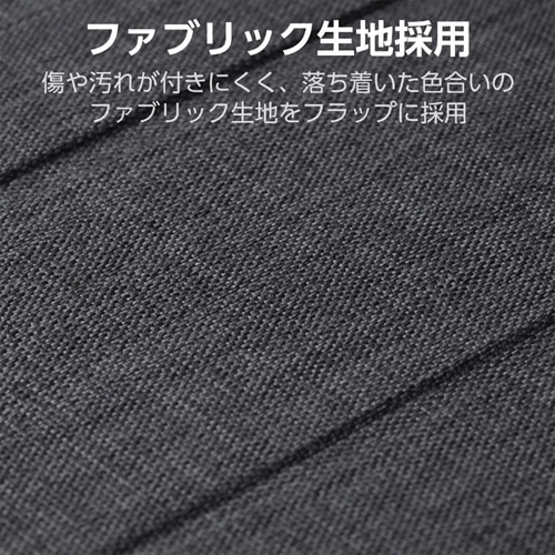 �G���R��&nbsp;iPad(A16) �t���b�v�P�[�X ���^�y�� �t�@�u���b�N �w�ʃN���A&nbsp;TB-A25RWVCBK