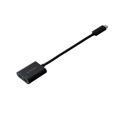 �G���R��&nbsp;USB Type-C(TM)�ϊ��A�_�v�^�[ 2�|�[�g/PD�[�d�t��&nbsp;AD-C2CPD100BK