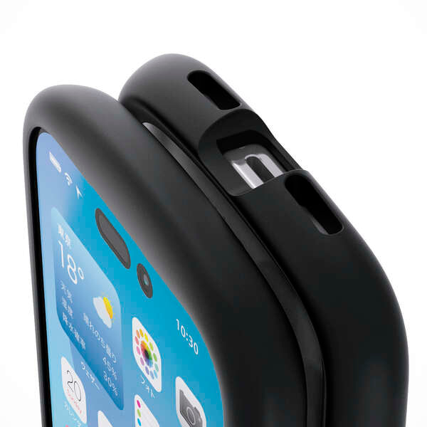 GR iPhone 17Ή Grippy nCubhP[X ^XebJ[t PM-A25AGRPFCBK