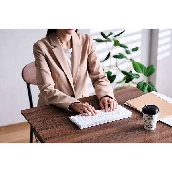 �G���R��&nbsp;2.4GHz�É��~�j�L�[�{�[�h&nbsp;TK-QT11MDMWH