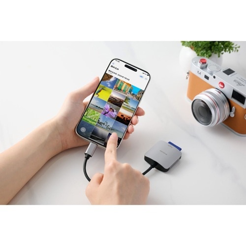 �G���R��&nbsp;USB Type-C�ڑ��P�[�u���t���������[�J�[�h���[�_�[(UHS-I)&nbsp;MR3C-C20SV