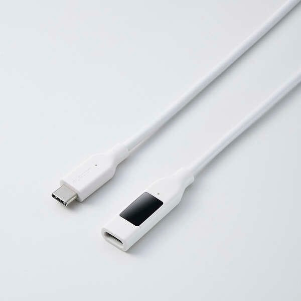 �G���R��&nbsp;�d�̓f�B�X�v���C�t�������P�[�u��(USB-C - USB-C/240W)&nbsp;MPA-CCWE10WH