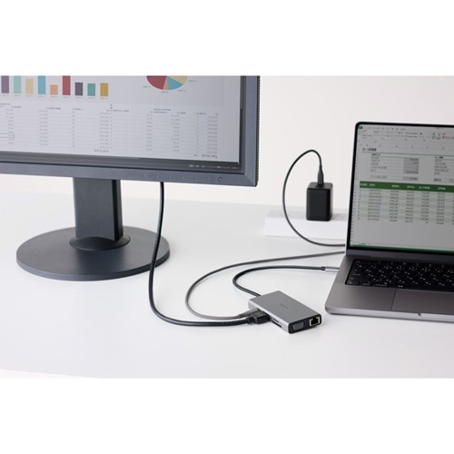 �G���R��&nbsp;USB Type-C(TM) Dual Display�Ή� 10in1�h�b�L���O�X�e�[�V����&nbsp;DST-101BPSV