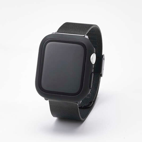 �G���R��&nbsp;Apple Watch SE(��3����) / SE(��2����) [40mm]/Apple Watch SE [40mm]�Ή� �t���J�o�[�P�[�X&nbsp;AW-25EFCGOBK