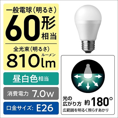 Panasonicipi\jbNj pbN LEDd v~A 7.0WiFj LDA7NGSK6CF