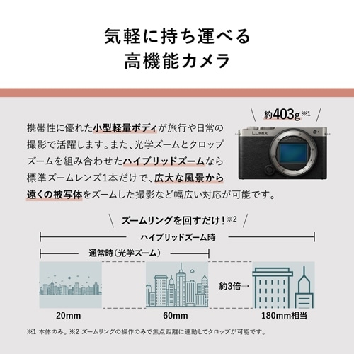Panasonicipi\jbNj tTCY~[XJ/ LpY[YLbg@LUMIXi~bNXj S9 DC-S9N-D