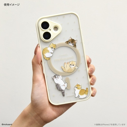 �O���}���f�B�[�Y&nbsp;mofusand IIIIfit �v�����v�t���[�� iPhone17 MagSafe �Ή� �P�[�X&nbsp;MOFU-97A