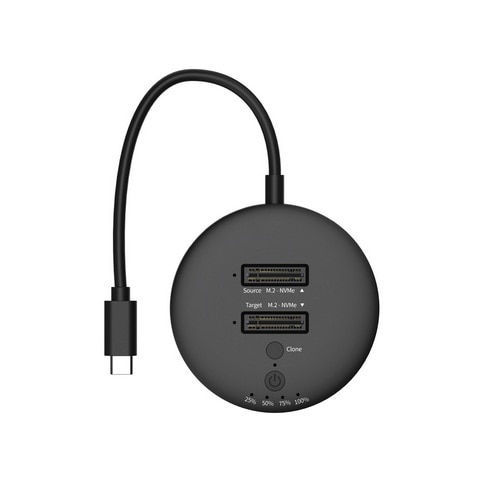 Ainex�i�A�C�l�b�N�X�j&nbsp;�N���[���Ή� USB 20Gbps M.2 NVMe SSD�X�^���h 2�X���b�g&nbsp;HDE-21