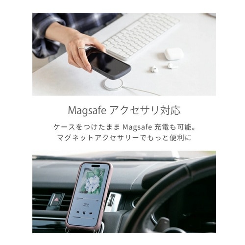 NATURAL design&nbsp;iPhone 17�Ή� �w�ʌ^�P�[�X�ii.Color+�j&nbsp;iP25-61-ICMG05