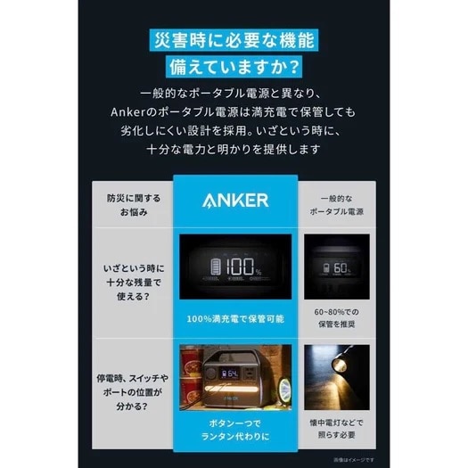 ANKER |[^ud@Anker 522 Portable Power Station (PowerHouse 320Wh) A1721511