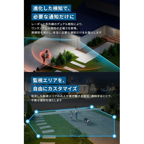 ANKER&nbsp;���O�p�h�ƃJ�����@Eufy eufyCam S4&nbsp;T81723W1