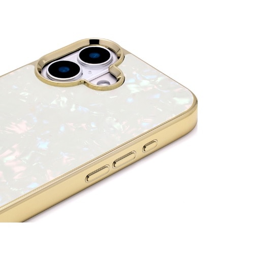 bbbteBA iPhone16Ή@OXVFP[XiGlass Shell Casej UNI-CSIP24M-0GSGD