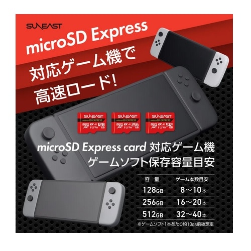 SUNEASTiTC[Xgj microSD Express Card SE-MSE128G20P1F
