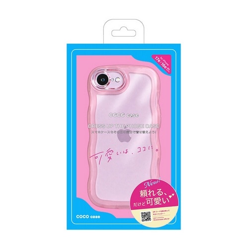�b�n�b�n��������&nbsp;iPhone 17e/16e �Ή� �N���A�Ȃ��˂��˃P�[�X&nbsp;1818-17E16E-PINK