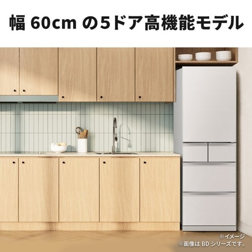 三菱電機（MITSUBISHI） 5ドア冷蔵庫 置けるスマート大容量 MDシリーズ