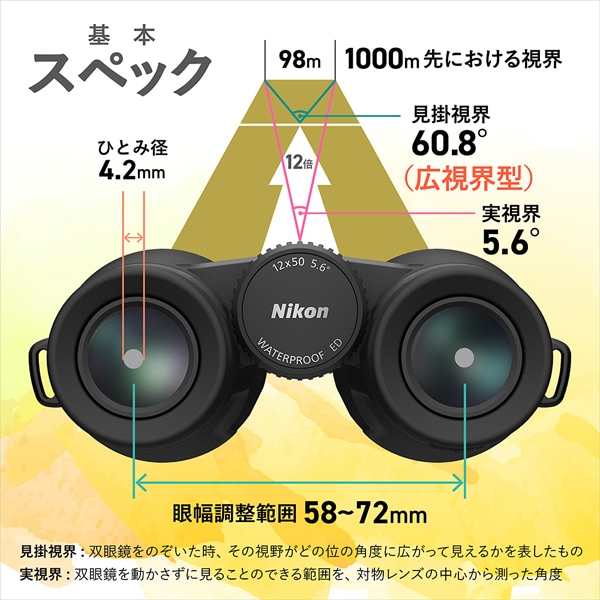 Nikon�i�j�R���j&nbsp;�o�ዾ&nbsp;MONARCH M5 12x50