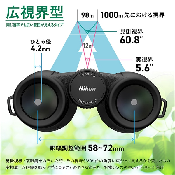 Nikon�i�j�R���j&nbsp;�o�ዾ&nbsp;PROSTAFF P7 12x50