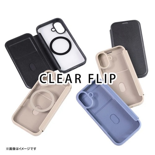 ���C�A�E�g&nbsp;iPhone 16�Ή� �N���A�t���b�v�P�[�X&nbsp;RT-P46LCM/B