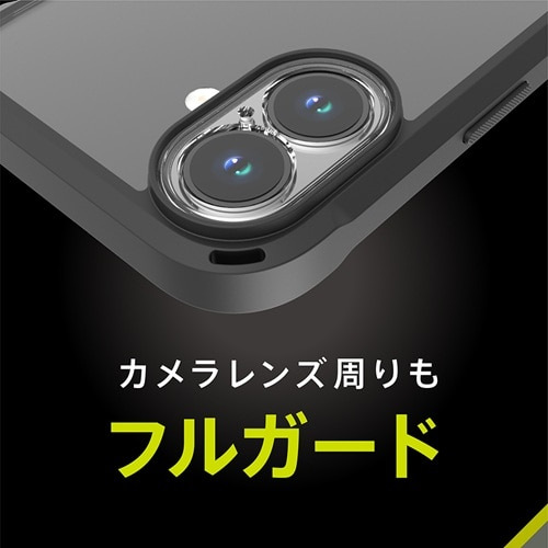 gjeB iPhone 16 [GRAV Solid UNLIMITED] ݌v Ռz nCubhP[X TR-IP24M2-GRUSL-CLBK