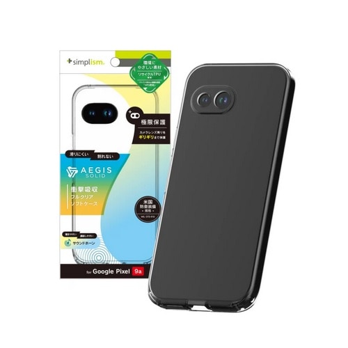 �g���j�e�B&nbsp;Google Pixel 9a�Ή� �t���J�o�[ TPU�P�[�X&nbsp;TR-PX259A-AGSL-CL
