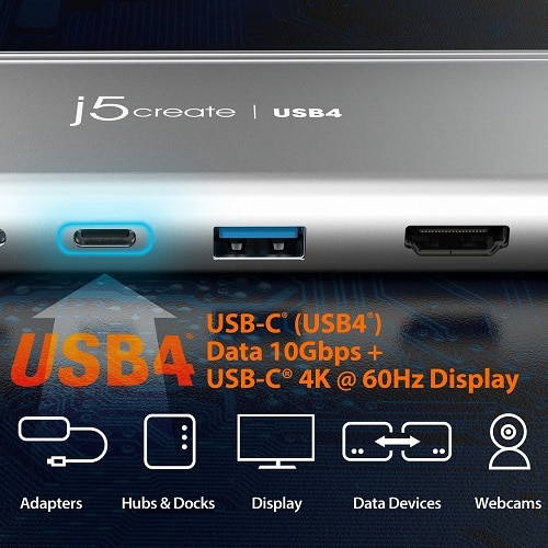 j5 create USB4 fAfBXvC4K }`nu JCD401