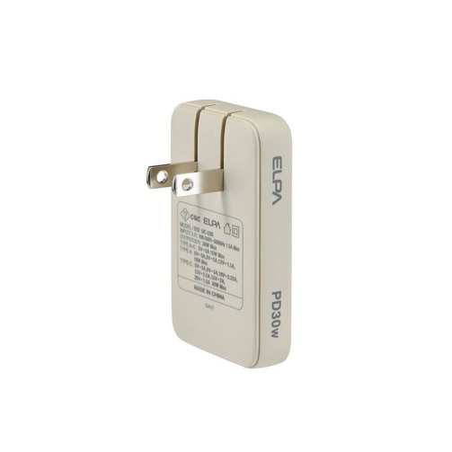 ELPA USB[d PD 30W ^ACA_v^[ UC-23B(BE)