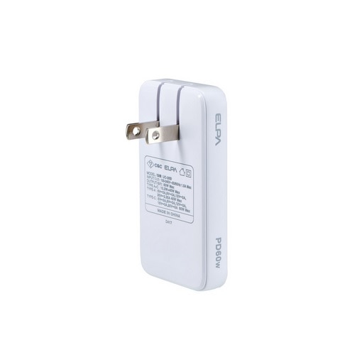 ELPA USB[d PD 60W ^ACA_v^[ UC-26B(W)