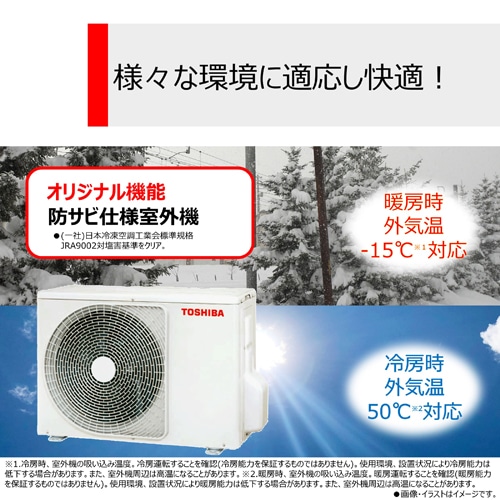 東芝（TOSHIBA） 「省エネ」エアコン 7.1kw 大清快（だいせいかい）｜RAS-N712DRKS(W)｜[通販]ケーズデンキ