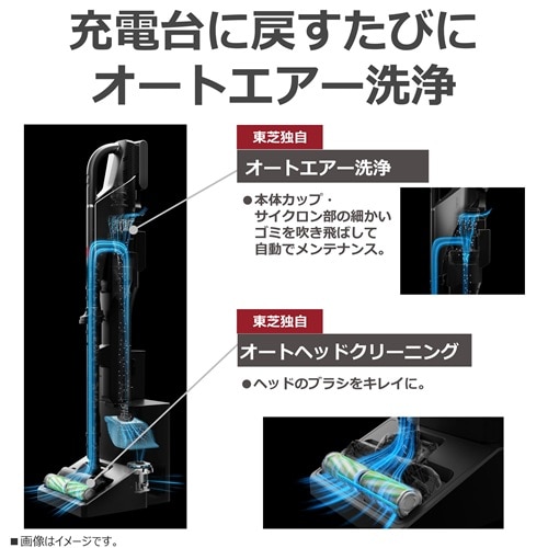 東芝（TOSHIBA） ダストステーション搭載コードレスクリーナー